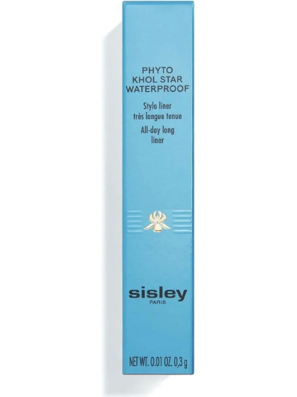 Waterproof Retractable Eyeliner Pencil - Long-Lasting Mystic Blue, Sharpener